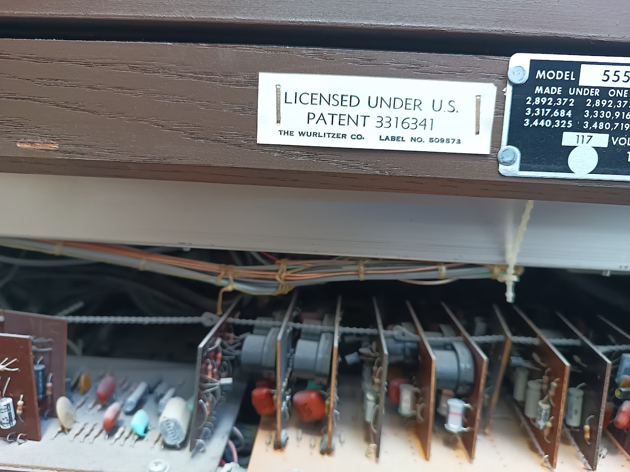 Separately licensed patent label